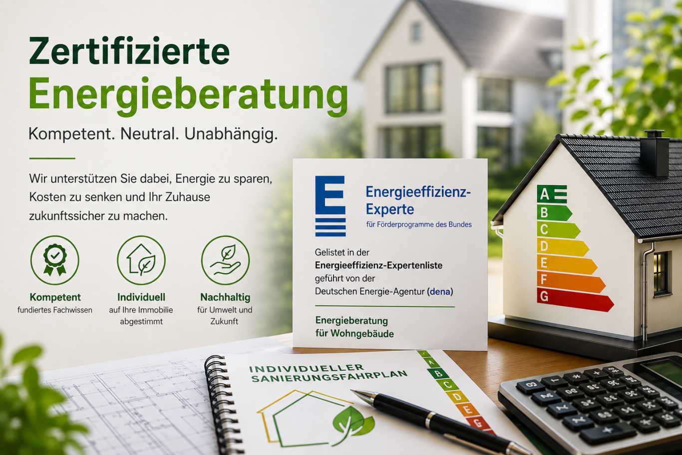 Zertifizierte Energieberatung und individueller Sanierungsfahrplan in Badenweiler